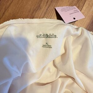 Wild Fable Cream Cozy Sleepwear Set